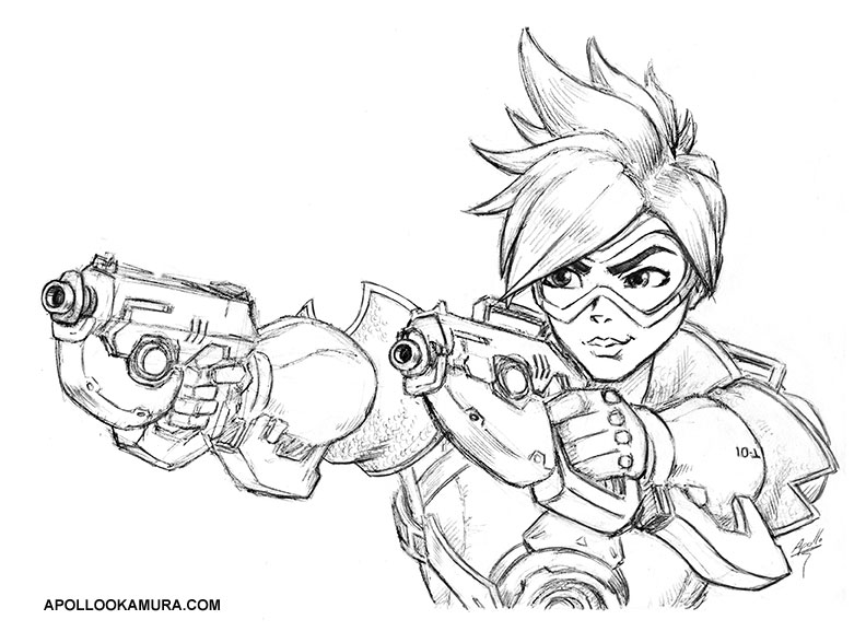 How draw overwatch minion